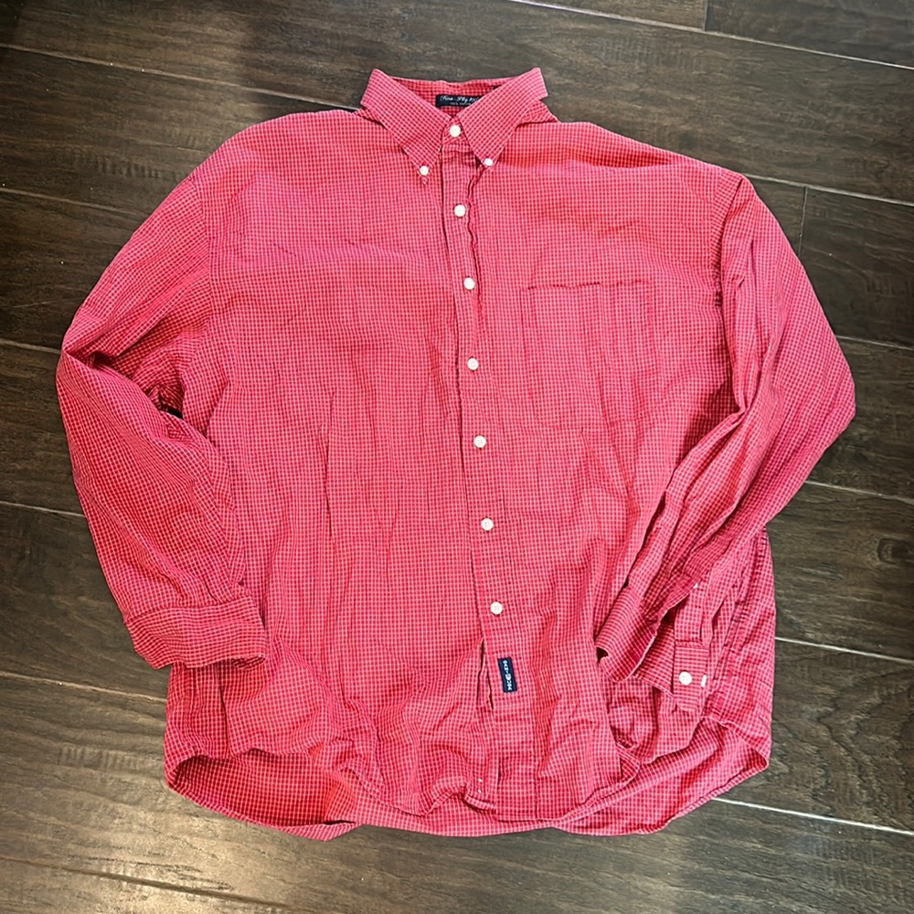 Men's Gant Red Plaid button down XL
